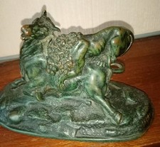 Bronze lion terrassant d'occasion Bronze lion terrassant d'occasion  Bonnat