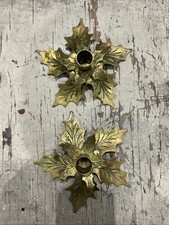 Vintage brass holly for sale  BRECON