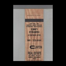 Matchbook cover clinton for sale  Raymond