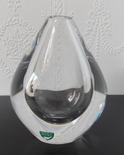 Orrefors teardrop crystal for sale  BEWDLEY