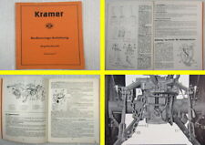 Kramer regelhydraulik bedienun gebraucht kaufen  Merseburg