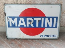 Plaque métallique martini d'occasion  Pontoise
