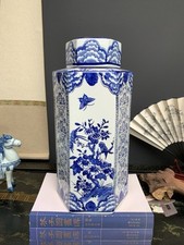 Hexagonal blue white for sale  BIRMINGHAM
