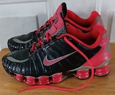 Tênis feminino Nike Shox TLX NS DK 488344-061 2011 preto/vermelho. Tamanho 8,5, usado comprar usado  Enviando para Brazil