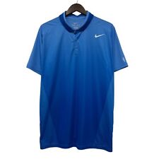 Nike RF Roger Federer Para hombres Tenis Polo Azul Lunares Dri Fit Nuevo Sin Etiquetas Talla XXL segunda mano  Embacar hacia Mexico