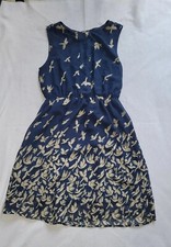 Apricot kleid blau gebraucht kaufen  Deutschland