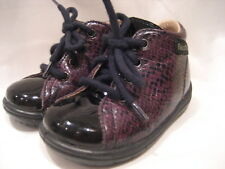 Burgundy black leather for sale  HOVE