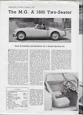 1959 mga 1600 for sale  NEWMARKET
