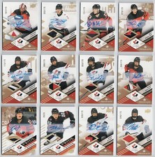2024-25 Upper Deck Team Canada Juniors Auto Patch Autograph Pick from list na sprzedaż  Wysyłka do Poland