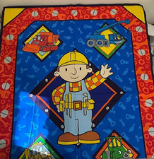 Usado, Painel acolchoado vintage Bob the Builder impressão gráfica algodão 2002 tecido 1 jarda 35 x 43 comprar usado  Enviando para Brazil