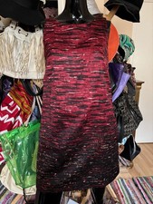 Robe bordeaux noire d'occasion  Villefranche-de-Lauragais