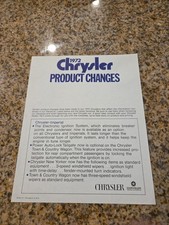 Original 1972 chrysler for sale  Turner