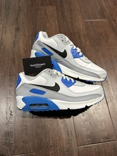 Foto Nike Air Max 90 Platina Azul Tamanho 7Y Levemente Usada Couro CD6864-127 comprar usado  Enviando para Brazil