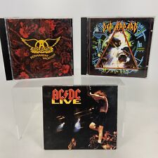 Classic Rock Cd Lot Aerosmith-Permanent Vacation, Ac/Dc-Live, Def Leppard-Hyster comprar usado  Enviando para Brazil