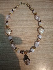 Collier grosses perles d'occasion  Creil