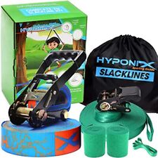 Usado, Hyponix Slackline Kit 70 Línea de Entrenamiento Líneas Flojas Patio Trasero segunda mano  Embacar hacia Argentina