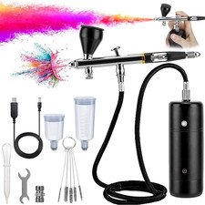 Tragbar airbrush set gebraucht kaufen  Aspisheim, Grolsheim