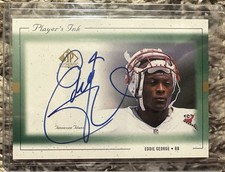 Usado, 1999 SP Autêntico Jogadores Tinta Eddie George Auto Tennessee Titans comprar usado  Enviando para Brazil