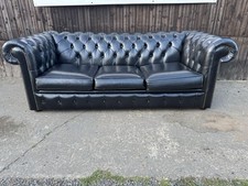 Antique black leather for sale  BOSTON