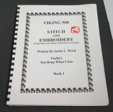 Viking 500 Stitch Embroidery BOOK 1996 Ynella's You Reap What I Sew Inetta Word comprar usado  Enviando para Brazil