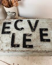 Vintage aluminium letters for sale  SOUTHAMPTON