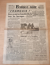 Ww2 guerre journal d'occasion  Gençay