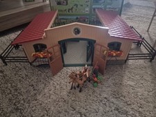 Schleich 42195 pferdestall gebraucht kaufen  Dortmund