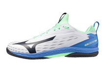Tênis de mesa Mizuno Wave Drive Neo 4 unissex treinamento interno novo com etiquetas 81GA250001 comprar usado  Enviando para Brazil