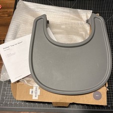 Bandeja para cadeira alta Stokke Nomi – Cinza – **Muito bom estado com caixa original**, usado comprar usado  Enviando para Brazil