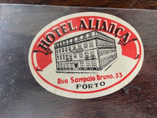 Ancienne étiquette   HOTEL ALIANÇA - PORTO, usado comprar usado  Enviando para Brazil