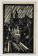 Chartres estampe gravée d'occasion  France