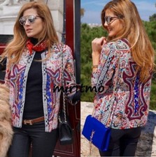 Używany, ZARA MULTICOLOR EMBROIDERED ETHNIC JACKET COAT BLAZER KIMONO LARGE L na sprzedaż  PL
