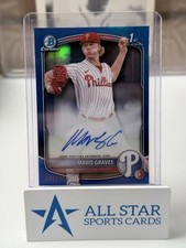 2025 Bowman Chrome Mavis Graves azul ref. Auto 1st RC/150 True CPA-MG comprar usado  Enviando para Brazil