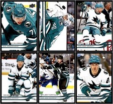 Conjunto de time de hóquei 2025-26 UD Series 1 base San Jose Sharks apenas sem YG  comprar usado  Enviando para Brazil