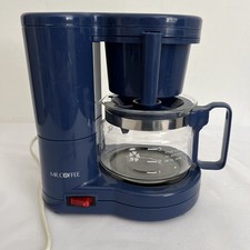 Cafeteira Mr Coffee Simples Manual 4 Xícaras AZUL IDS-40 Anos 80 Antiga Testada!, usado comprar usado  Enviando para Brazil
