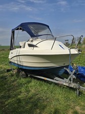 Motorboot quicksilver cabin gebraucht kaufen  Stepenitztal