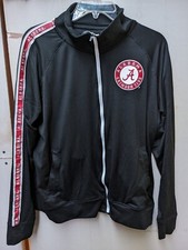 Jaqueta de pista Alabama CRIMSON TIDE grande preto e branco comprar usado  Enviando para Brazil