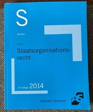 Staatsorganisationsrecht piepe gebraucht kaufen  Bremerhaven
