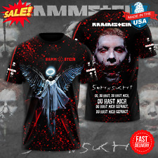 Camisa 3D The Rammstein 2024 nova P-5XL comprar usado  Enviando para Brazil
