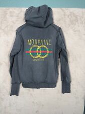 Moletom com capuz Morphine Generation adulto grande zíper completo cinza comprar usado  Enviando para Brazil