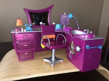 Cadeira de mesa BRATZ Stylin' Hair Studio com acessórios rara comprar usado  Enviando para Brazil