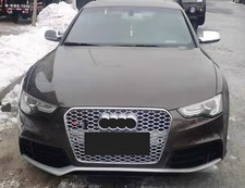 Para AUDI A5 RS5 2012-16 para-choque dianteiro grade de favo de mel malha toda prata, usado comprar usado  Enviando para Brazil
