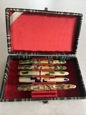 Usado, Antigo caneta-tinteiro japonesa celulóide década de 1950 usada pronta para uso restaurada comprar usado  Enviando para Brazil