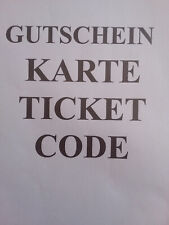 Ticketcode feuertrutz 2025 gebraucht kaufen  Muhr