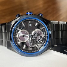 *PRECISA DE REPARO* Relógio Masculino Citizen Eco-Drive Azul/Preto IP CA0438-52E MSRP: US$ 425, usado comprar usado  Enviando para Brazil
