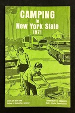 1971 Camping New York State Guide Lagos Parques Barraca Trailer Livro de Viagem Vintage comprar usado  Enviando para Brazil