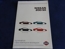 Catalogue depliant nissan d'occasion  Saint-Cyr-sur-Mer