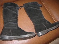 Bottes daim noires d'occasion  Étaples