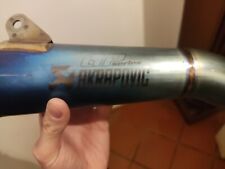 Scarico akrapovic titanio usato  Valfloriana