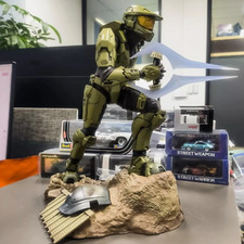 Figura de ação Halo Master Chief estátua 12” Spartan Collection Elite Sword comprar usado  Enviando para Brazil